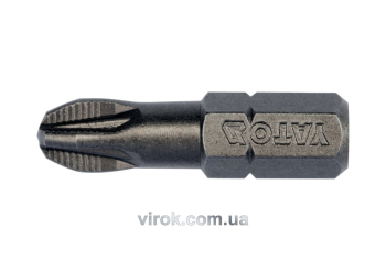 Насадка викруткова YATO : "Pozidriv" РZ3 x 25 мм. HEX 1/4". 10 (Уп/Шт.) [25/200]