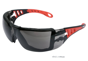 Окуляри захисні YATO відкриті, затемнені, зі зміцненими еластичними дужками [12]