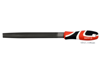 Напильник по металу YATO, напівкруглий l=200 мм, #3 [20/80]