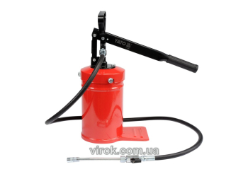 Помпа мастильна YATO : місткість- 4 кг, сопло зі шлангом l= 1.5 м, макс. P= 13.8 MПа [1/36]