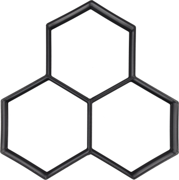 Форми для виготовлення бруківки VOREL : 360 х 360 x 40 мм, з поліпропілену [10/120]