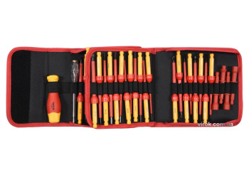 Набір викруток діелектричних ізольованих YATO : до 1000 V, 50 шт. з чохлом [10]