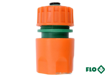 Муфта швидкоз'ємна FLO з водо-стопом для водяного шланга 1/2" [30/240]