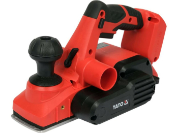 Рубанок акумуляторний безщітковий YATO Li-Ion 18V плат. b= 82мм,глиб.стругу-0-2мм(БЕЗ АКУМУЛЯТОРА)