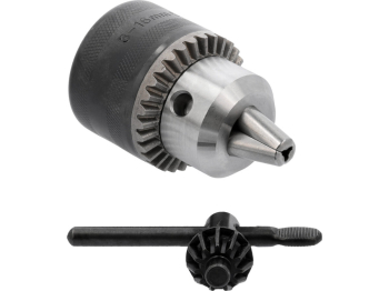 Патрон для дриля з ключем YATO до гвинта- G5/8 16UNF, кріплення Ø= 3-16 мм [5/20]