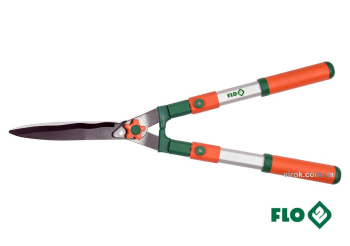 Ножиці до живоплоту телескопічні, алюмінієві FLO, леза l= 235 мм, загальна l= 650-860 мм [12]