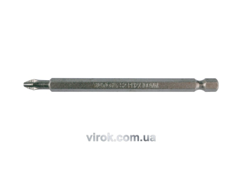 Насадка викруткова YATO : "Philips" РН2 х 100 мм. [25/100]