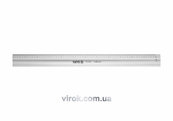 Лінійка алюмінієва YATO : L= 600 мм [10/50]