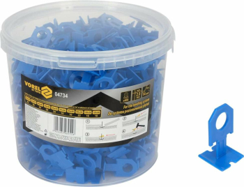 Кліпси для викладання керамічної плитки VOREL : 2 мм, t≤ 14 мм. 400 шт.(DW)