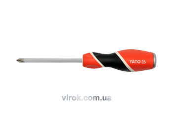 Викрутка хрестова ударна YATO : "Philips" PH3 х 150 мм [6/24/72]