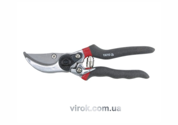 Секатор YATO : Нержавіюча сталь Ø=15 мм, L= 205 мм [12/72]