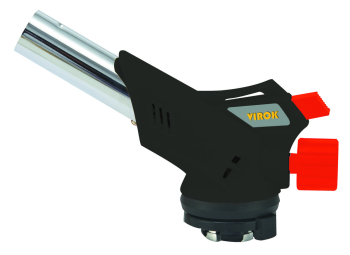 Пальник газовий VIROK з цанговим (швидке)  з'єднанням, Piezo 360°