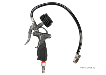 Пістолет для накачування шин YATO з манометром P ≤ 0.6 MPa, Ø= 1/4" [20/240]