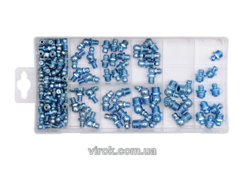 Набір ніпелів для змащування YATO 110 шт [5/20]
