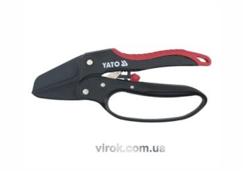 Секатор YATO : храповий механізм, L= 200 мм [12/72]