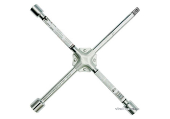 Ключ для коліс хрестоподібний YATO 24х27х32x3/4" зміцнений [3]