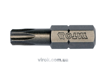 Насадка викруткова YATO : "TORX" T27 x 25 мм. HEX 1/4". 10 (Уп/Шт.) [20/100]