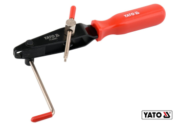 Щипці для хомутів на кожухи шарнірів YATO зі смугою до 10 мм [6/36]