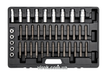 Ключі для кріплення амортизаторів YATO, кпл. 39 шт. [3]