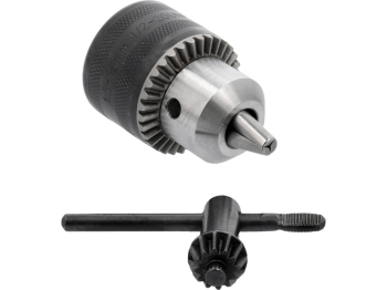 Патрон для дриля з ключем YATO до гвинта- G1/2 20UNF, кріплення Ø= 1,5-13 мм [5/40]