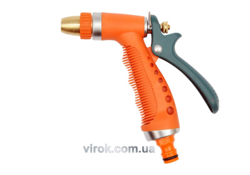 Зрошувач-пістолет 3-режимний FLO до шлангу 1/2", TRP-пластик + цинк [12/48]