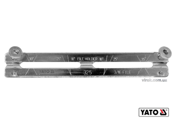 Направляюча до напильника YT-85027 YATO : Ø=4.8 мм, 190х30 мм, під кути 25°,30°,35°, гвинт(DW)