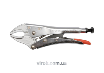 Кліщі затискні YATO : Cr-Mo, L= 250 мм, Ra= 0-42 мм [6/24]