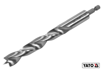 Свердло по дереву YATO : Ø16 x 100/60 мм, хвостовик- HEX 1/4", HSS 4241(DW)