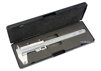 Штангенциркуль YATO : L= 150 мм, точність ± 0,02 мм [50]