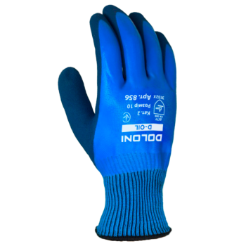 Перчатки трикотажные с полным покрытием вспененный нитрил 856