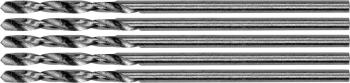 Свердло по металу PREMIUM YATO: HSS 4241 до нержав. і високолегов. сталі,литва, Ø=2.0х50мм, 5шт[100]