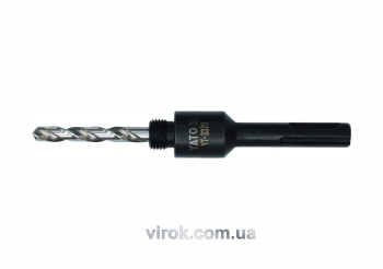 Тримач зі свердлом YATO : SDS+, Ø= 1/2", для кільцевих пил Ø=14-30 мм [25/100]