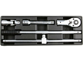 Вклад до інструментальної шафи YATO, інстр-ти до торцевих ключів з квадр. 3/4", 385x175x41 мм, 4 ел