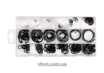 Стопорні кільця внутрішні YATO : набір, 300 шт [5/20]