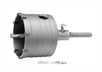 Свердло коронка по бетону YATO : Ø= 65 мм з направляючою,  шестигранний хвостовик [24]