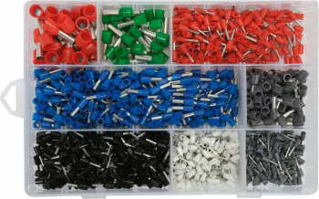 Набір наконечників для кабеля з ізоляцією YATO, 1200 шт, в футлярі [20]