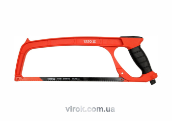 Ножiвка по металу YATO : L= 300 мм. полімерна рама, ручка [6/36]