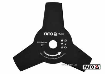 Ніж до газонокоси YATO : Ø= 255 x 25.4 мм YT-85001, YT-85003 [25/50]