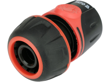 Муфта швидкоз'єднувальна YATO для водяних шлангів Ø= 3/4" з ABS, PP, TPR матеріалів [24/240]