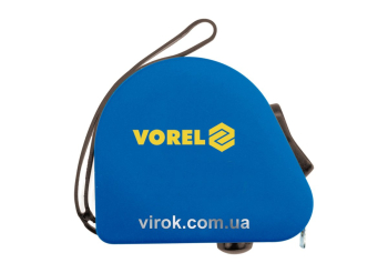 Рулетка VOREL : L= 10 м x 25 мм, 2 фіксатори [6/60]