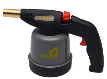 Лампа паяльна газова VIROK з п`єзопідпалом , під балон 190 г  [6]