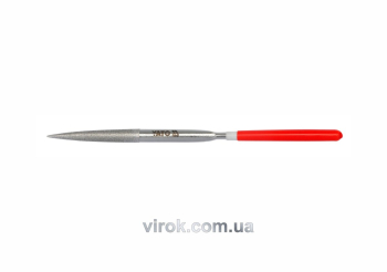 Надфіль алмазний YATO півкруглий, l= 160/50 мм, b= 4 мм [80/800]