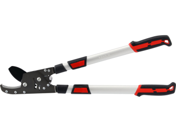 Секатор ковалдовий з храповиком YATO до гілок Ø≤ 50мм, з алюмінієв. телескопічн. ручками l= 66-91 см