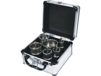 Свердла коронки по металу TCT YATO Ø22-30-35-45-50-65x 103мм, товщ до 25мм, HEXт 3/8" 6ш