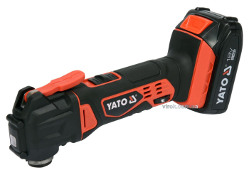 Багатофункційний ручний інструмент (реноватор) акумул. YATO, 18 В Li-Ion 2 Агод, з зарядн. прист [4]