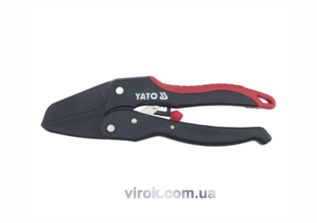 Секатор YATO : храповий механізм, L= 200 мм [12/72]