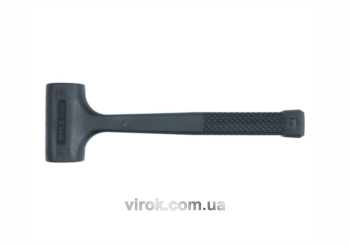 Молоток безінерційний YATO cуцільний, Ø= 44.5 мм, m= 740 г, l= 300 мм [4/24]
