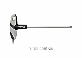 Ключ "TORX" YATO : "T"- образний, Т40, двосторонній, L= 170 мм [12/144]
