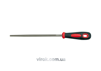 Напильник слюсарний VOREL круглий, l=200мм  [25/100]