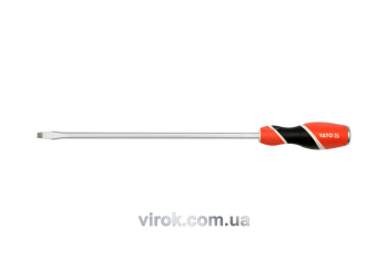 Викрутка плоска ударна YATO : шліц SL6 x 250 мм [6/24/96]
